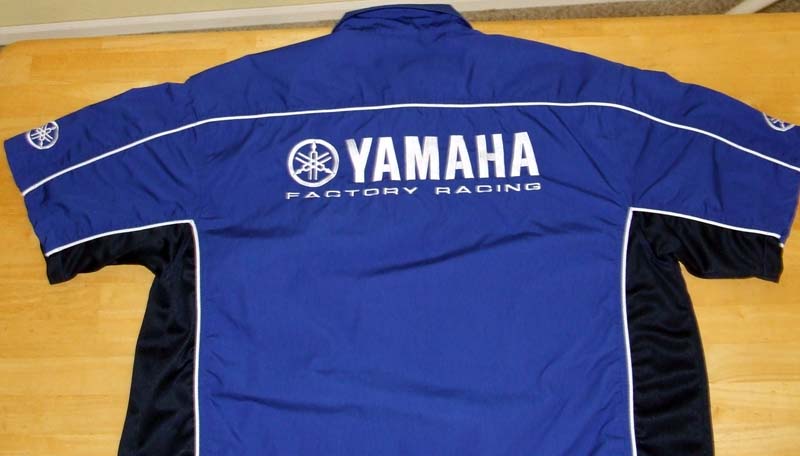 Yamaha Factory Racing Pit Shirt XL - For Sale/Bazaar - Motocross Forums ...
